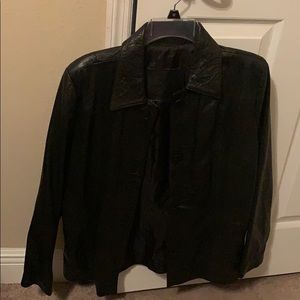 “ leather” jacket